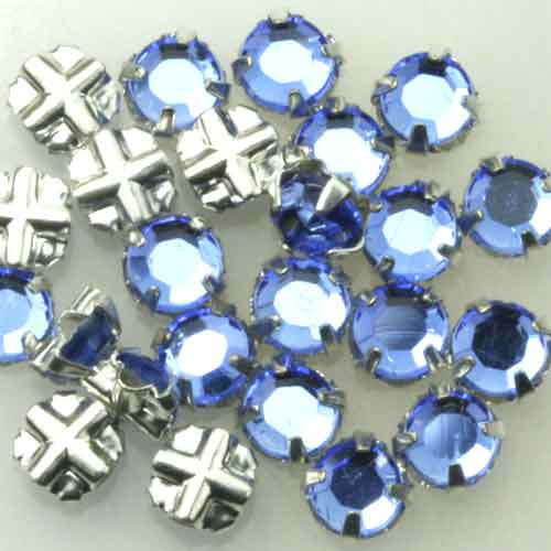 Extra Quality Rose Montees SS20 Preciosa Crystal LT. SAPPHIRE Bunch