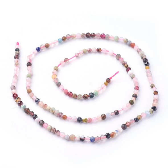 2mm High Grade Faceted Gemstone Beads