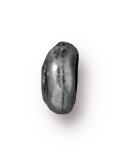Side View of TierraCast HEISHI-Nugget Spacer 5mm w/2mm Hole-Antiqued Pewter