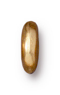 Side View TierraCast HEISHI-Nugget Spacer 7mm w/2mm Hole-Gold Plated