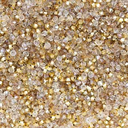 Preciosa Crystal Bicones GOLD COAST MIX  III
