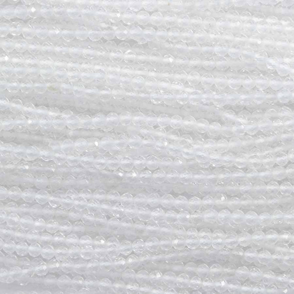 CRYSTAL 2.5mm High Grade Faceted Gemstone Beads