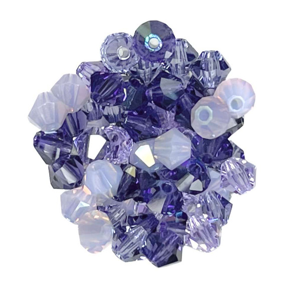 Preciosa Crystal Bicones 4mm FIELDS OF PROVENCE Mix