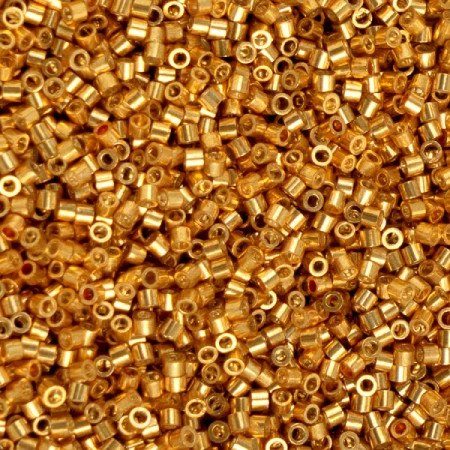 Cylin Seed Beads 11/0 GOLDEN ALLOY GLOW