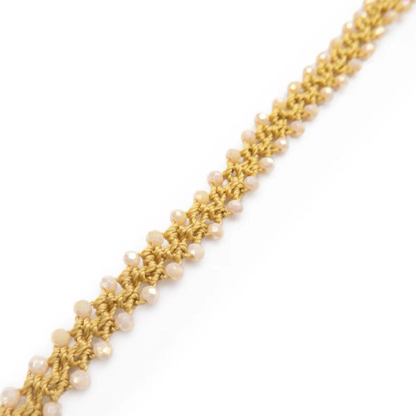 DK. CREAM AB Chinese Crystal Rondelle Beads 3x2mm