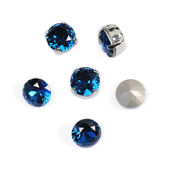 Krakovski Crystal Chaton Montee MONTANA Silver Setting