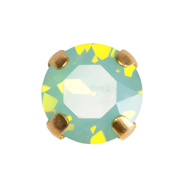 Krakovski Crystal Chaton Montee PACIFIC OPAL Gold Setting