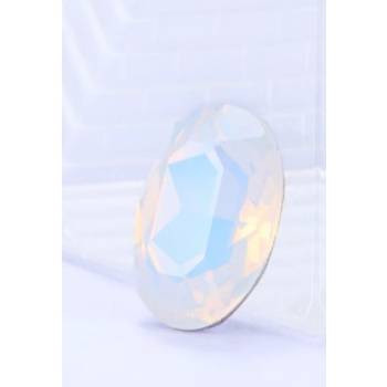 Krakovski Crystal Oval Stone WHITE OPAL