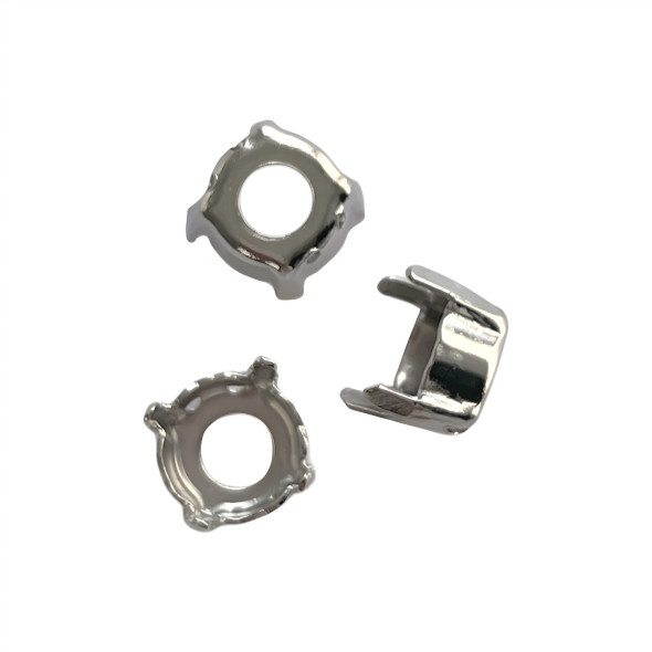 SEW-ON ROUND Setting for Elite Crystal Chaton 1088 8mm (ss39) Rhodium