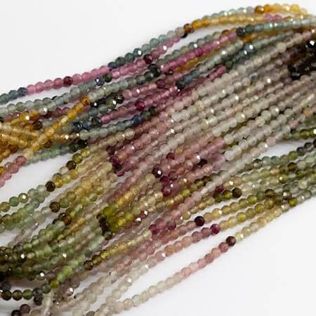 TOURMALINE SOUTHWEST MULTI High Grade Faceted Gemstone Beads