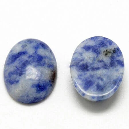 Oval Cabochon 18x13mm Natural BLUE JASPER